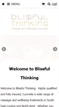 Mobile Screenshot of blissful-thinking.co.uk