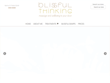 Tablet Screenshot of blissful-thinking.co.uk